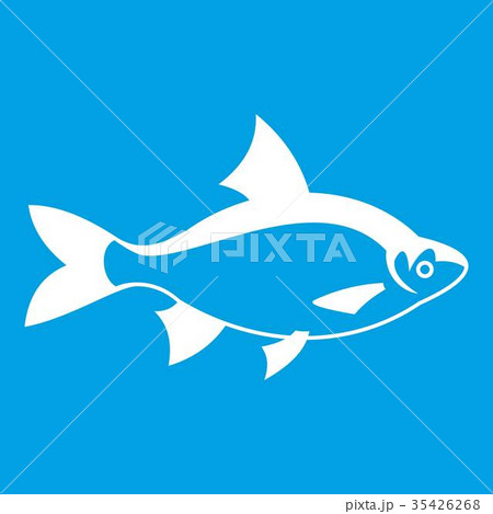 River fish icon white 35426268