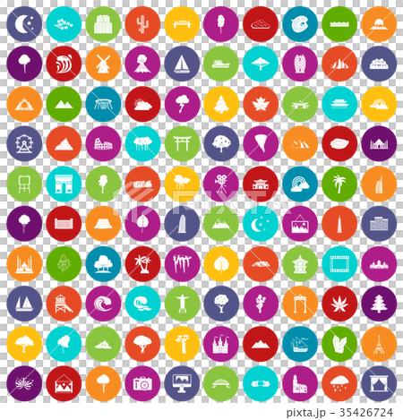 100 view icons set color 100 view icons set color 35426724