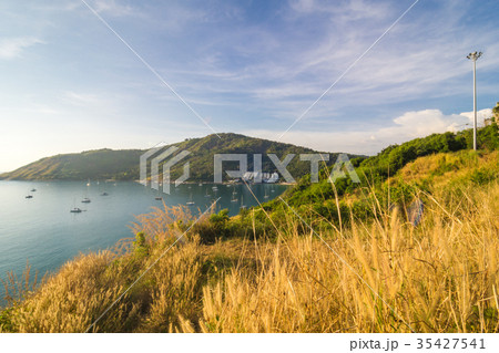 Tropical sea landscape sunset Tropical sea landscape sunset 35427541