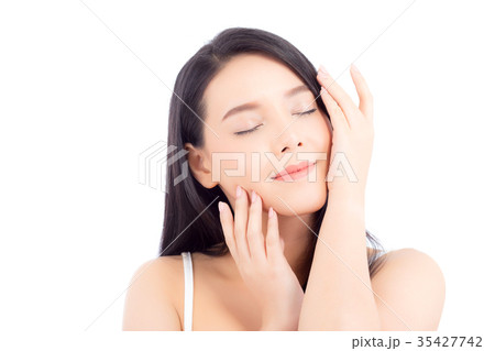 beautiful asian woman makeup of cosmetic 35427742