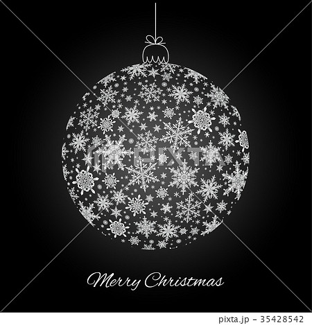 Decorative Merry Christmas greeting card Decorative Merry Christmas greeting card 35428542