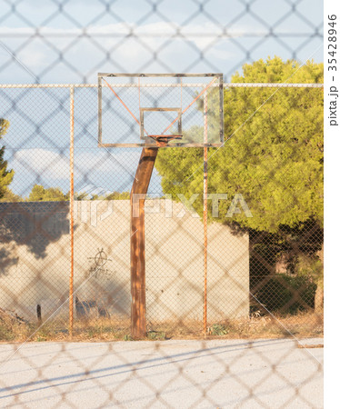 Basketball court Greece 35428946