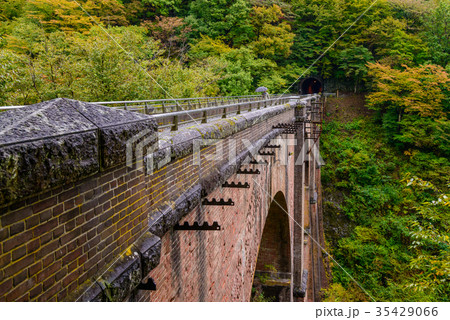 碓氷第三橋梁・めがね橋　秋 35429066