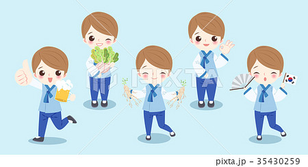 cartoon korea boy cartoon korea boy 35430259