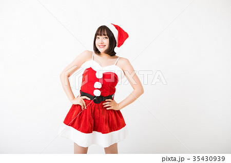 女性 サンタクロース 女性 サンタクロース 35430939