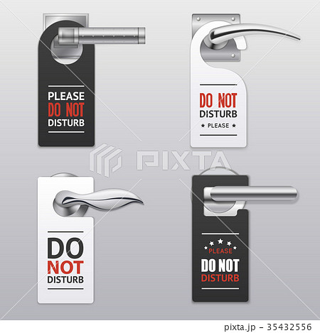 Do Not Disturb Sign Illustration 35432556