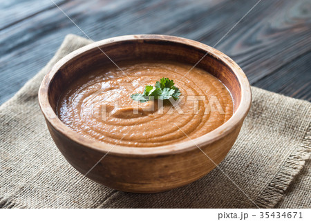 Bowl of Bisque soup 35434671