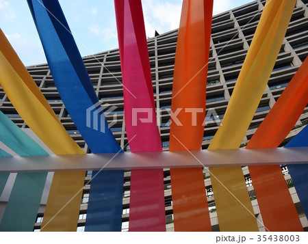 colorful ribbons 35438003