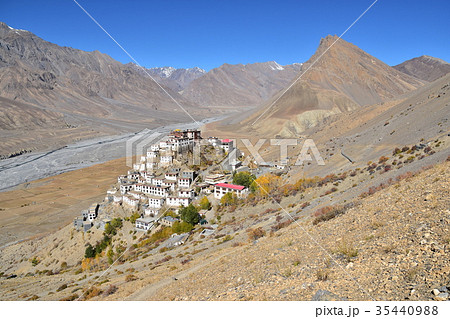 インドの絶景 スピティ谷のキー・ゴンパ インドの絶景 スピティ谷のキー・ゴンパ 35440988