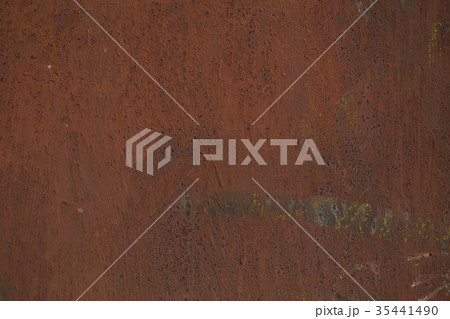 old rusty metal wall Brown background texture 35441490