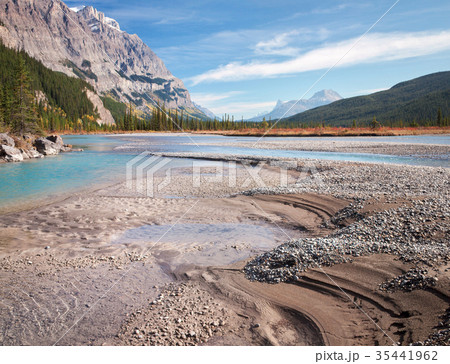 The Bow River in Banff, Alberta Canada The Bow River in Banff, Alberta Canada 35441962