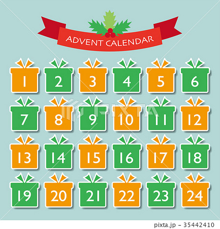 クリスマスのアドベントカレンダー クリスマスのアドベントカレンダー 35442410