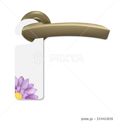 Do Not Disturb Sign With Gerber And Door Handle 35442856