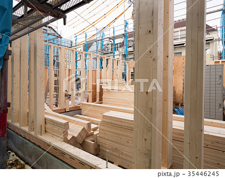 木造住宅の建設 木造住宅の建設 35446245