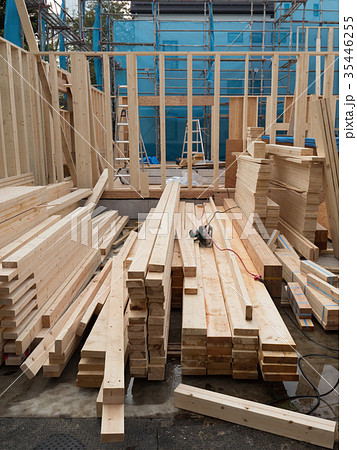木造住宅の建設 木造住宅の建設 35446255