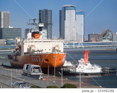 南極観測船　しらせ 35446288