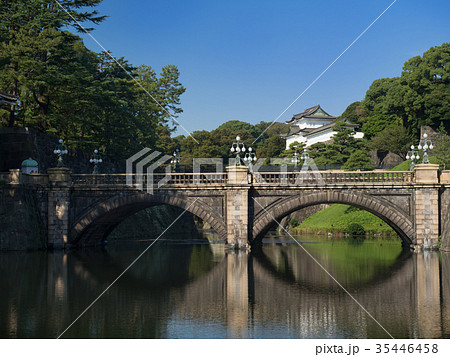 皇居　二重橋 35446458