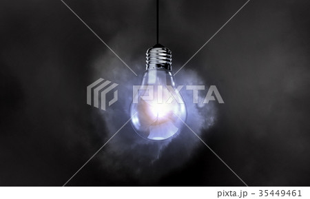 Hanging light bulb Hanging light bulb 35449461