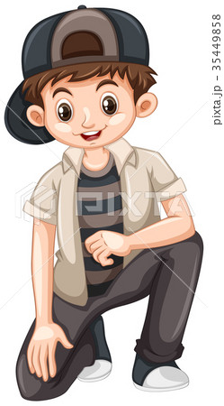Little boy with happy smile 35449858