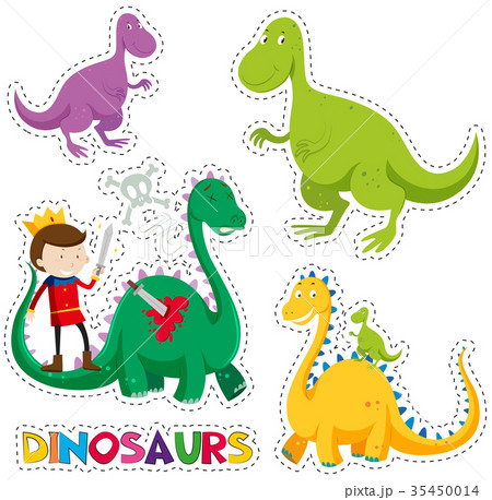 Sticker design for prince and dragons 35450014