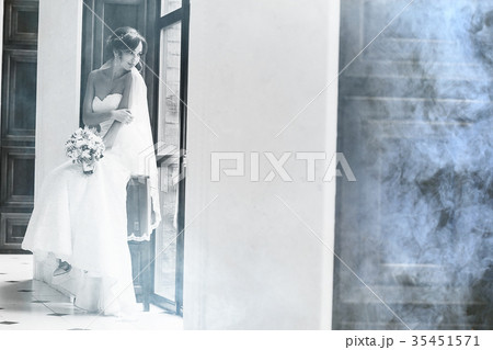 Wedding black and white photo poster 35451571