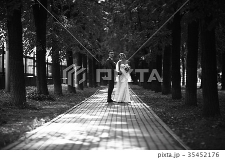 Wedding black and white photo poster Wedding black and white photo poster 35452176