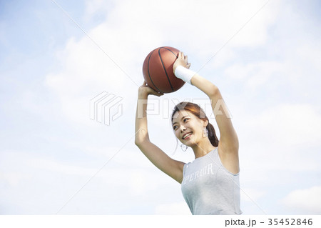 バスケットボール スポーツ 屋外 35452846