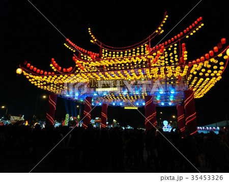 ランタンフェスティバル 燈籠祭り 祭りちょうちん 35453326