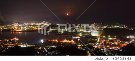 測量山からの室蘭夜景（苫小牧方向） 35453343