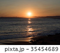 海に沈む夕日 35454689