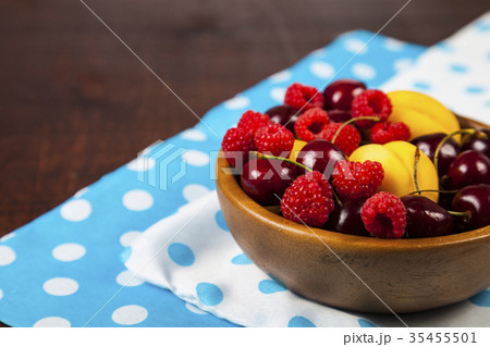 Ripe berries in a plate 35455501