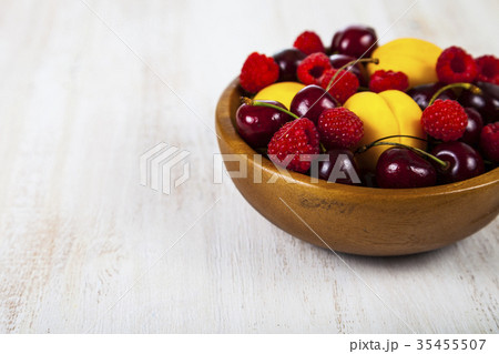 Ripe berries in a plate Ripe berries in a plate 35455507