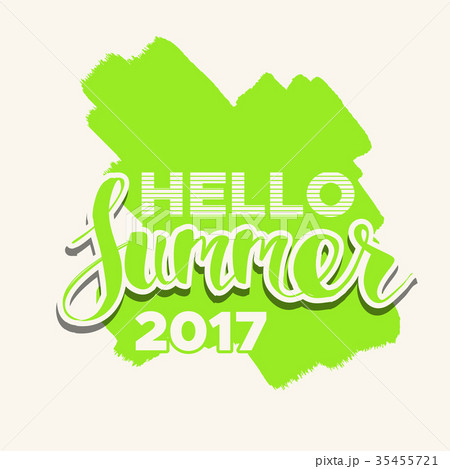 lettering composition of Summer 35455721