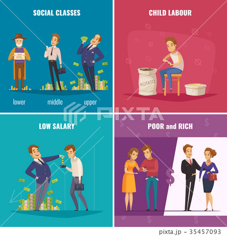 Poor And Rich 2x2 Design Concept Poor And Rich 2x2 Design Concept 35457093