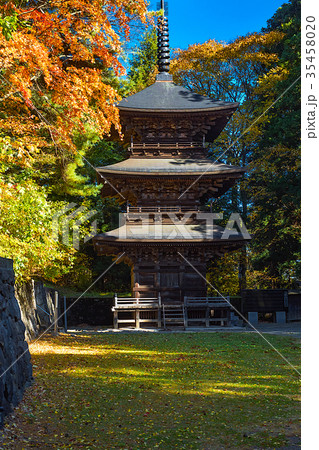 御代田町　真楽寺　三重塔 35458020