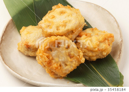 蓮根のはさみ揚げ 35458184