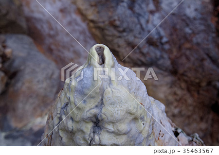 日光市 川俣 湯沢噴泉塔 噴出口 日光市 川俣 湯沢噴泉塔 噴出口 35463567