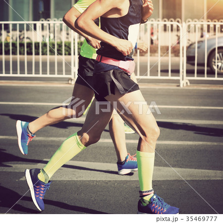 Marathon running race 35469777