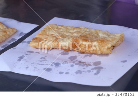 Making of dessert sweet roti Making of dessert sweet roti 35470153
