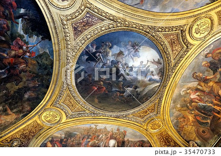 ベルサイユ宮殿-13 天井画 35470733