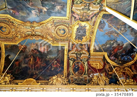 ベルサイユ宮殿-25 天井 35470895