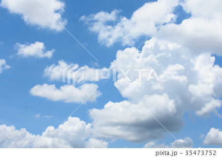 Blue sky background with cloud strom 35473752
