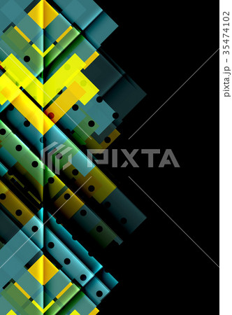 Color arrows on black background Color arrows on black background 35474102