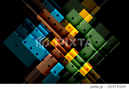Color arrows on black background Color arrows on black background 35474104