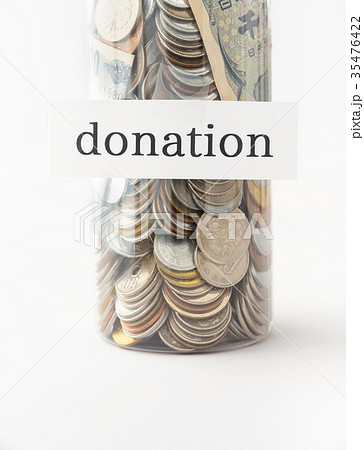 寄付金　donation　クラウドファンディング　善意　復興支援 35476422