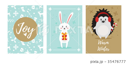 Christmas and New Year greeting card Christmas and New Year greeting card 35476777