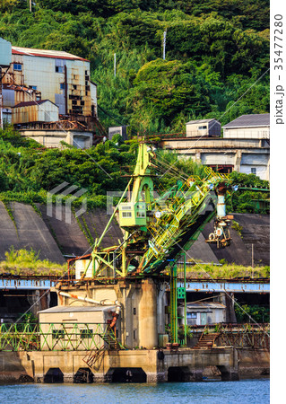 池島港 石炭船積み機トリンマー 池島炭鉱跡 長崎 池島港 石炭船積み機トリンマー 池島炭鉱跡 長崎 35477280