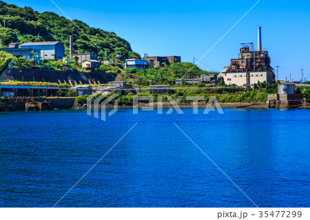 池島港 廃火力発電所 池島炭鉱跡 長崎 池島港 廃火力発電所 池島炭鉱跡 長崎 35477299