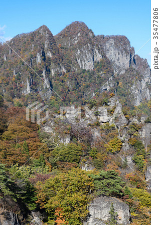 天狗の評定から見た妙義山 35477806