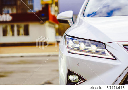 Car headlight in front 35478633